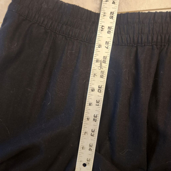 Old Navy Linen Pants High Rise Wide Leg XS relaxed beachy vacation style# 811893 - Picture 8 of 11